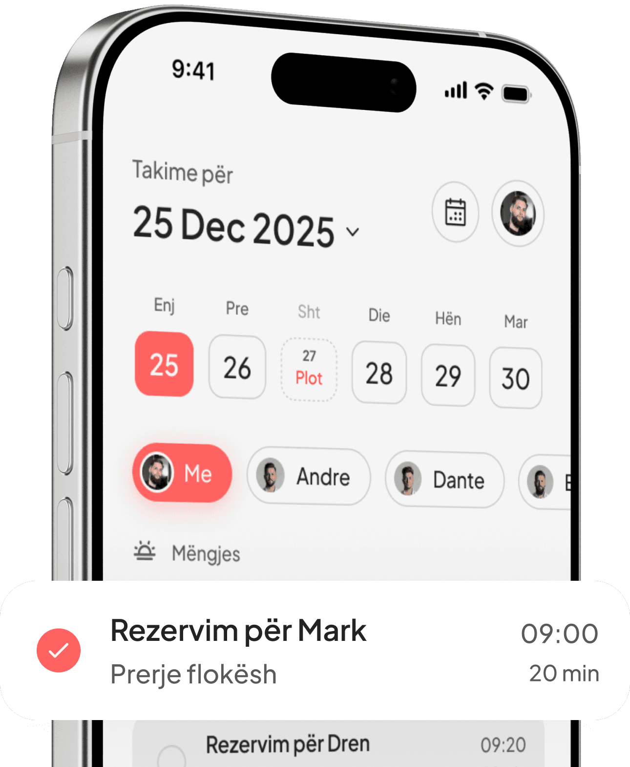 Zenrend appointments app